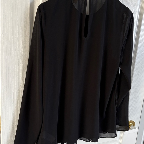 Michael Kors Black Pleated Blouse - Picture 10 of 10